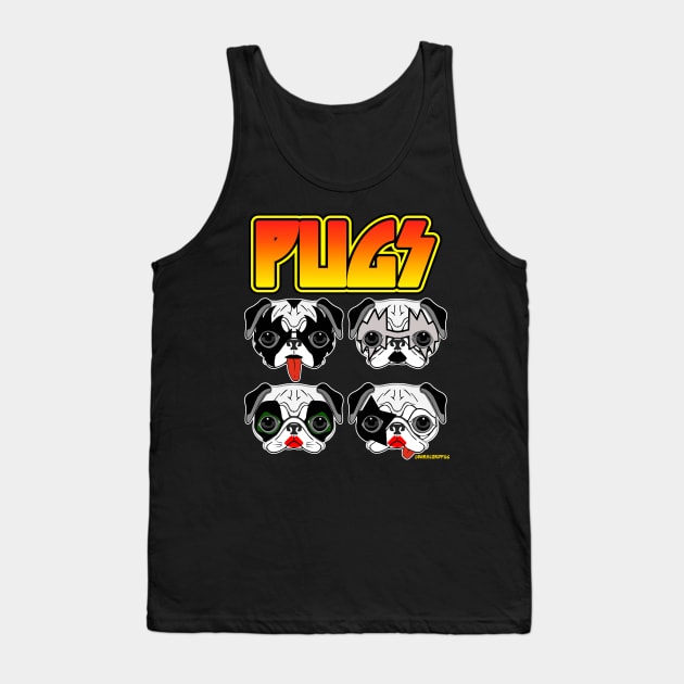 Pug Licks Tank Top by darklordpug